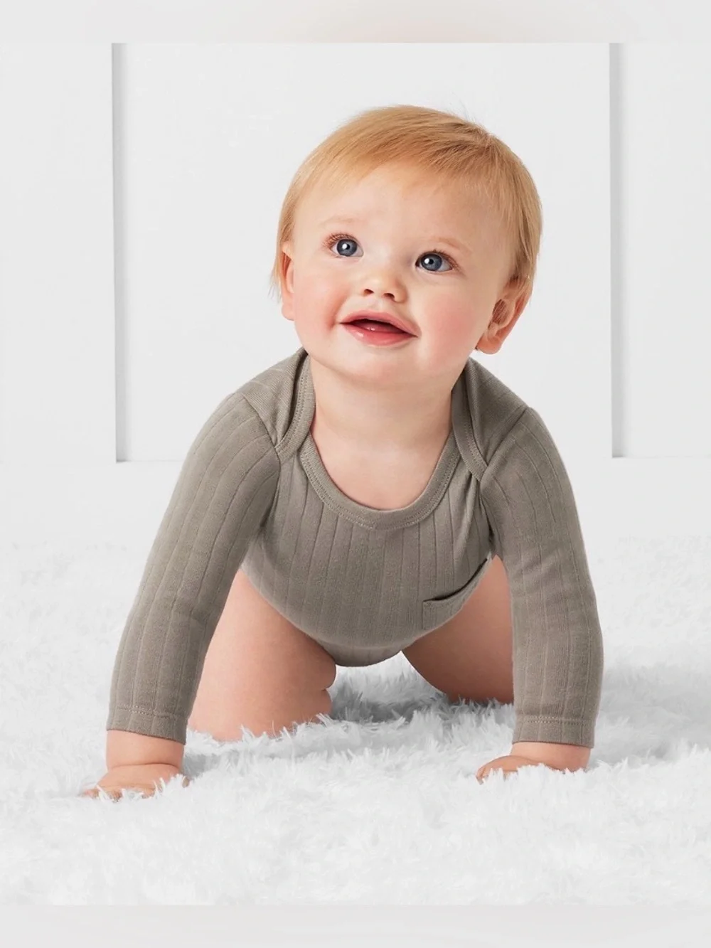 NWT Member’s Mark 4-pack Long Sleeve Organic Cotton Bodysuit